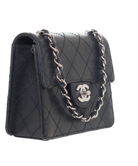 chanel quilted mini crossbody caviar flap handbag purse|Handbags & Bags .